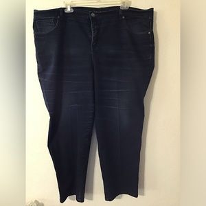 Women straight leg denim pants. charter club